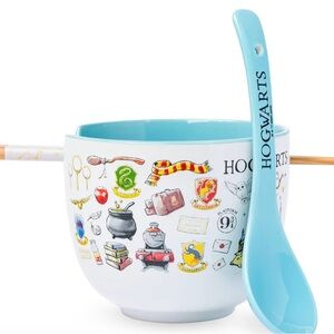 Silver Buffalo Harry Potter HogwartsCeramic Ramen Noodle Rice Bowl